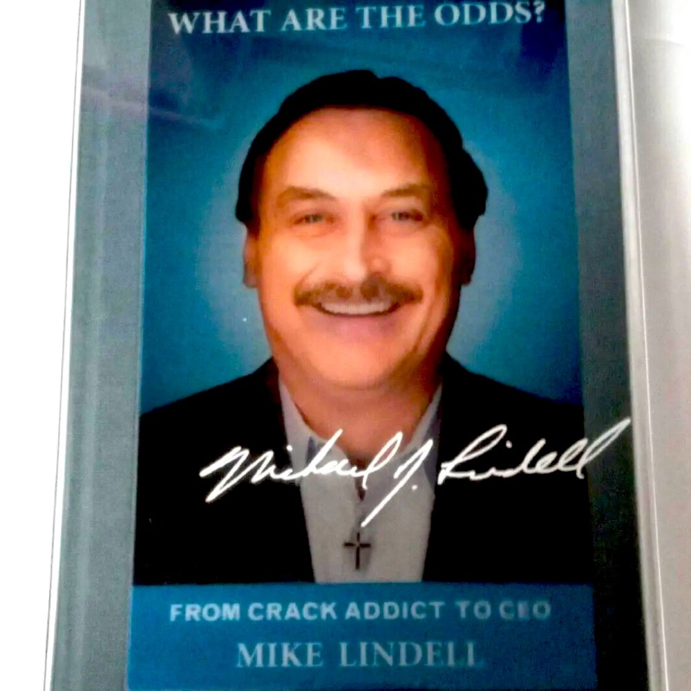 RARE What Are the Odds  Mike Lindell SIGNED Hardcover HOLOGRAPHIC LTD  EDITION